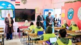 وزير التعليم ونظيره الياباني يتفقدان مدرسة السيدة نفيسة الثانوية للبنات  (1)