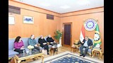 محافظ الدقهلية يستقبل مساعد وزير الصحة والوفد المرافق له (3)