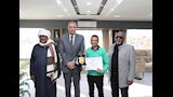 تكريم الفنان النوبي أحمد إسماعيل على تمثيله المشرف لأسوان (صور)