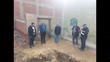 لجنة هندسية تبدأ فحص ظاهرة المياه الجوفية بمقابر المريج في القليوبية (2)