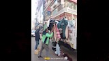 حملة مكبرة لإزالة الاشغالات بشارع الجلاء فى المنصورة (2)