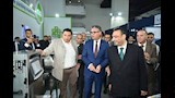 شريف فاروق يفتتح المعرض الدولي لتكنولوجيا صناعة الحبوب (9)