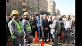 محافظ القاهرة يفتتح مشروع مد خطوط الصرف الصحي بمنطقة أرض العجوز بالزاوية (1)