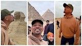 " مع الأهرامات وأبو الهول".. ويل سميث ينشر صور جديدة من كواليس زيارته لمصر