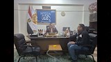 جانب من حوار مصراوي مع وكيل وزارة العمل 