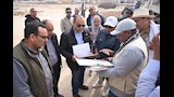 الأمين العام للآثار يتفقد مشروعات الترميم بالأقصر ويتابع إعادة تركيب صرح الرامسيوم (4)