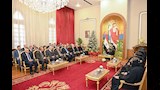 النائب العام يزور البابا تواضروس الثاني للتهنئة بعيد الميلاد المجيد (3)