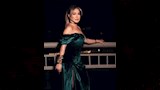 نوال الزغبي تتألق بفستان من المخمل