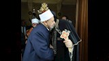 شيخ الأزهر خلال زيارته البابا تواضروس 