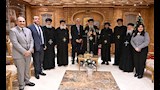 البابا تواضروس يستقبل الدكتور يوسف بطرس غالي 