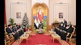 البابا تواضروس يستقبل رئيس نادي قضاة مصر للتهنئة بعيد الميلاد المجيد