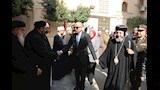 محافظ المنيا يزور الكنائس