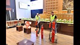 محافظة أسيوط تنفذ تدريبات عملية على الإطفاء والإخلاء  (5)