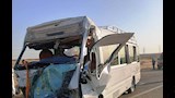 حادث تصادم طريق أسوان أبوسمبل