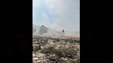حريق بأرض فضاء في الخانكة (2)