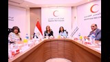 وزيرة التضامن تستقبل مجلس سيدات الأعمال العرب وتستعرض جهود الهلال الأحمر في غزة (3)