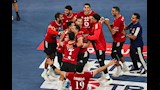 احتفال لاعبي الأهلي (1)