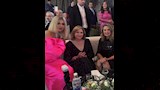 إلهام شاهين ويسرا وبوسي شلبي من حفل زفاف نور نجل صابرين