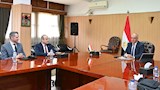 اجتماع وزير الري هاني سويلم مع مدير عام إيكاردا (2)