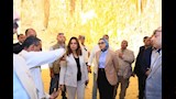 الدكتورة  منال عوض تتفقد منطقة كهف الجارة