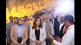 وزيرة التنمية المحلية تزور كهف الجارة بالفرافرة