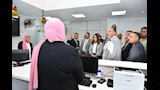 وزيرة التنمية المحلية تتابع العمل بمركز تكنولوجي بالخارجة