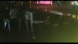 التريلا خلال سحبها بعد جنوحها