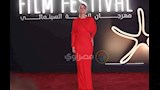 بسنت شوقي  بتسريحة شعر مرفوعة
