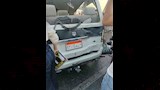 حادث التصادم الذي وقع أعلى كوبري قها بطريق القاهرة الإسكندرية الزراعي (1)