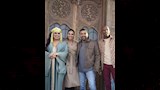 نسرين أمين مع نجوم مسلسل العتاولة 2