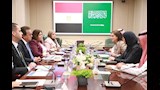 وزير الصحة يبحث مع مرشحة رئاسة منظمة الصحة العالمية تعزيز التعاون الصحي (1)