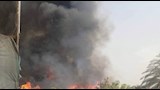 حريق أشجار ومخلفات داخل مزرعة بمدينة العبور (3)