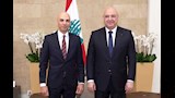 السفير تميم خلاف يقدم أوراق اعتماده للرئيس اللبناني جوزيف عون (1)