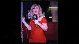 لميس الحديدي تتألق بالأحمر الناري 