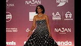 النجمة منى زكي بحفل افتتاح مهرجان الجونة السينمائي (8)