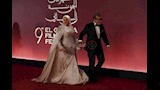 شريف منير وابنته أسما في حفل افتتاح مهرجان الجونة 2026 (7)