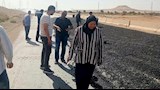 المنيا تبدأ صيانة المطبات الهوائية على طريق "الشيخ فضل – رأس غارب" -صور 