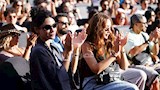 جلسة منى زكي ومحمد ياسين في مهرجان الجونة السينمائي (9)