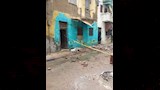 أمطار الإسكندرية تسقط أجزاء من 7 عقارات وتعطل الترام (12)