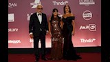 روجينا مع عائلتها في حفل افتتاح الجونة السينمائي