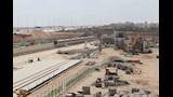 خروج ماكينة الحفر بمحطة الملك الصالح بالخط الرابع للمترو (21)
