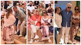 ليلى علوي تشارك جمهورها صورا مع نجوم الفن في مهرجان الجونة