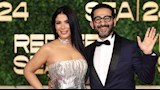 النجم أحمد حلمي وزوجته النجمة منى زكي