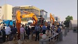 مستجدات كسر خط مياه رافع أبو عويقل.. تكثيف أعمال الصيانة وتوفير سيارات شرب مجانية
