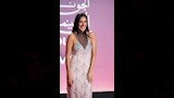 أمينة خليل بفستان مميز