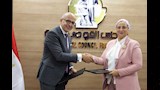 أمل عمار ورئيس جامعة عين شمس يوقعان بروتوكولًا لدعم المرأة المصرية (4)