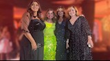 بالصور.. ليلى علوي توجه رسالة لـ صابرين بعد احتفالها بزفاف ابنها 