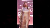 فستان يسرا في سادس أيام الجونة