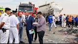حادث تصادم على طريق أسيوط الغربي (2)