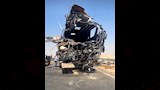 حادث تصادم على طريق أسيوط الغربي (4)
